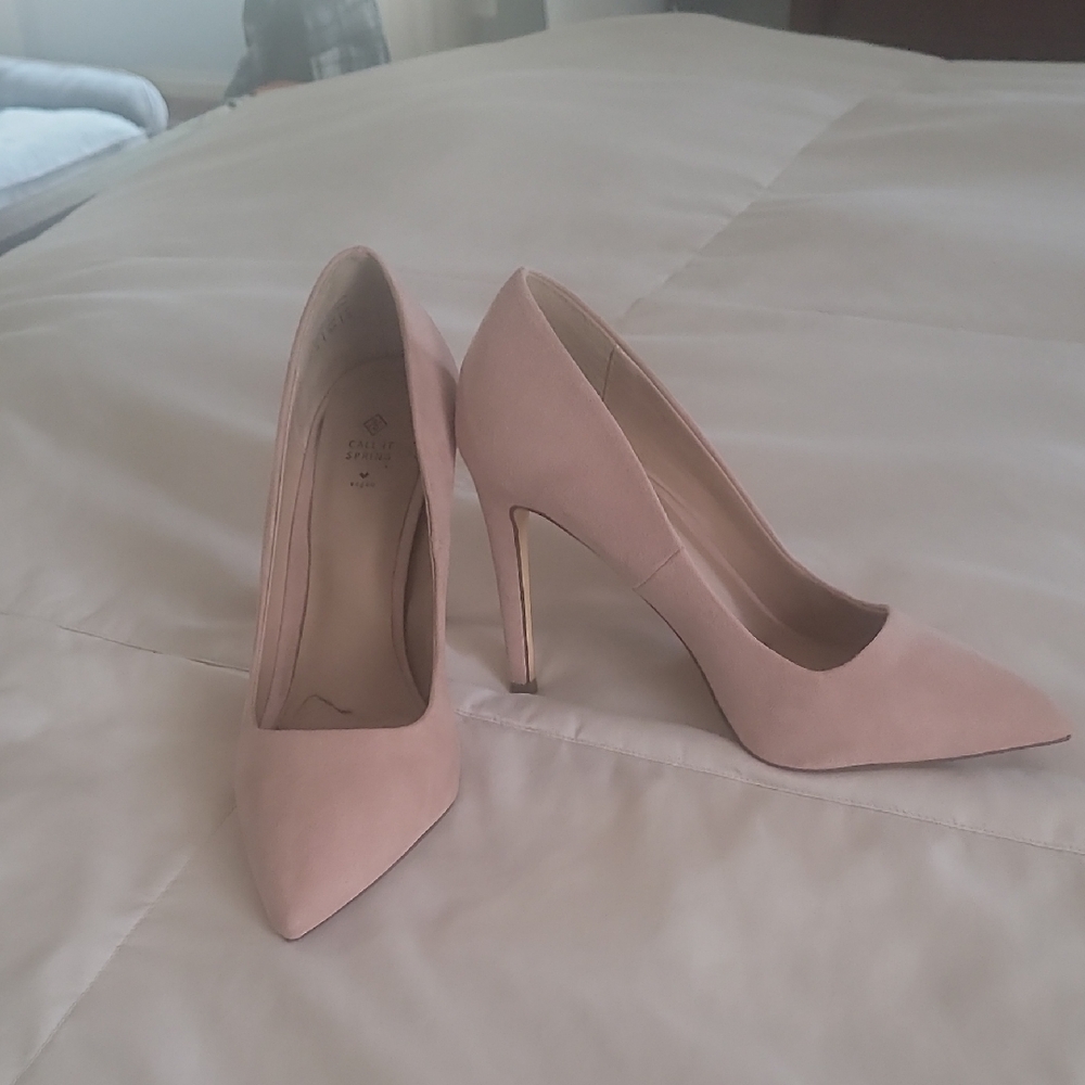 Call It Spring Blush Pink Pumps